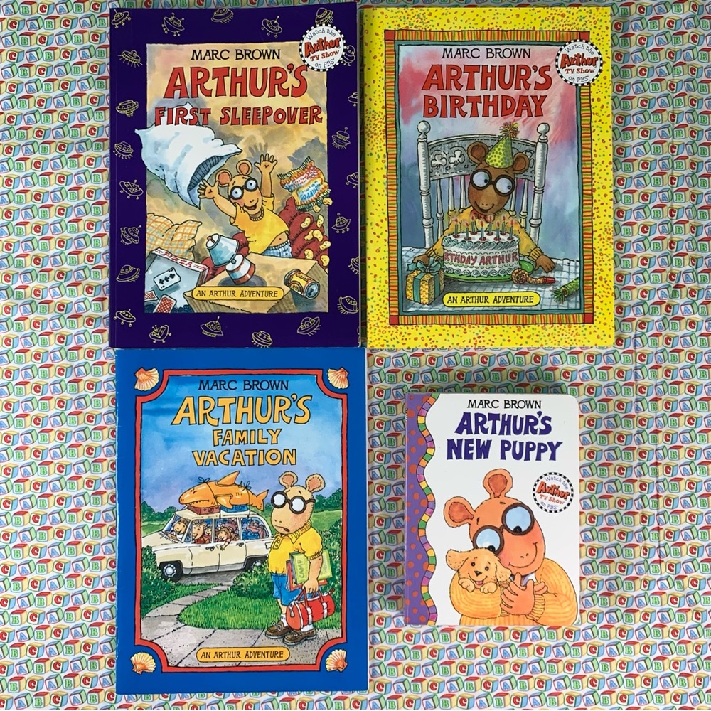 Arthur by Marc Brown four Book Set.